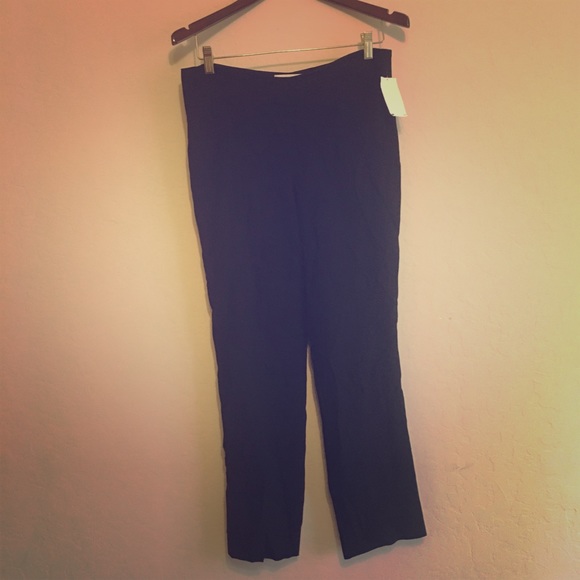 Mansur Gavriel Straight Leg Crepe Pants - Picture 2 of 6